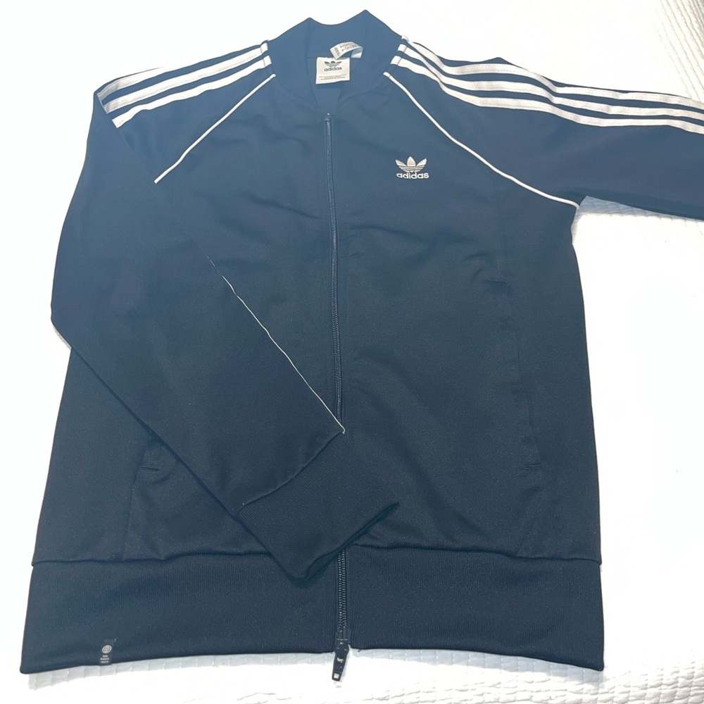 Adidas Black Zip-Up Jacket